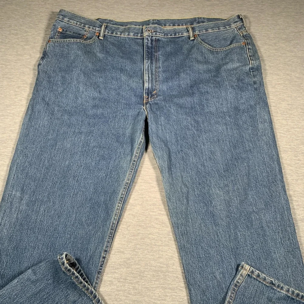 Levis 550‎ Jeans Mens 50x32 Blue Denim Relaxed Tapered Leg Comfort Fit Pants